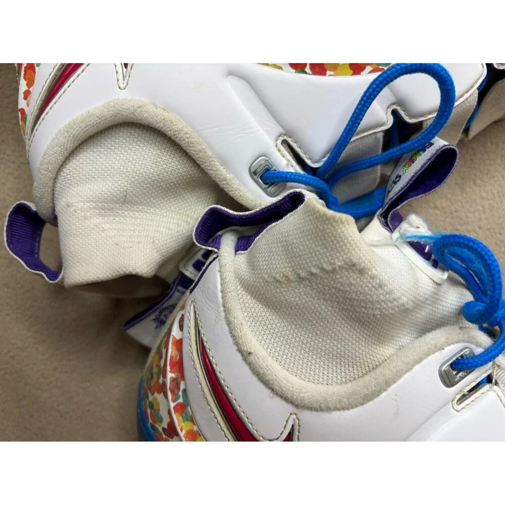Nike LeBron 4 Menace 3 Fruity Pebbles Football Cleats US Mens Size 10 Multicolor